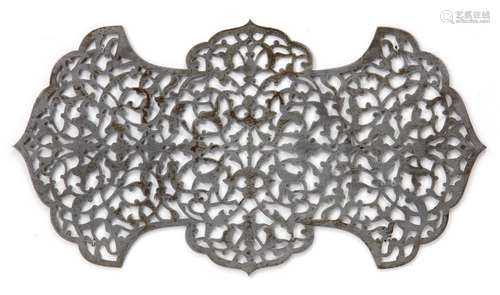 AN OPENWORK STEEL PANEL, 18TH-19TH CENTURY