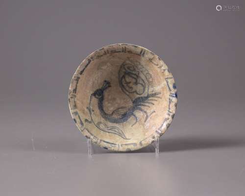 A PERSIAN GLAZED CERAMIC BOWL, NISHAPUR, 10TH CENTURY