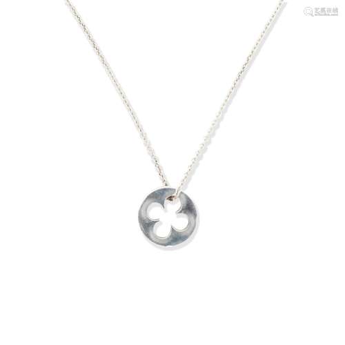 LOUIS VUITTON DIAMOND-SET 'EMPREINTE' PENDANT/NECKLACE