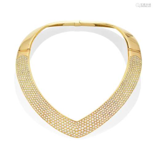 【Ω】DIAMOND COLLAR NECKLACE