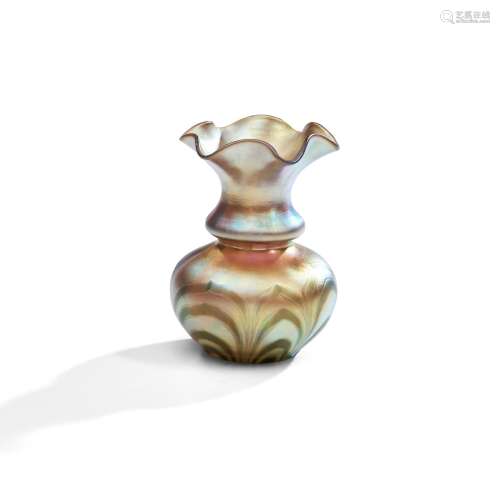 Steuben Gold Aurene Glass Vase, Corning, New York, early 20t...