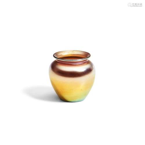 Steuben Gold Aurene Glass Vase, Corning, New York, early 20t...