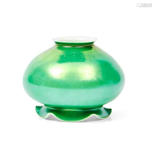 Steuben Green Jade Over Alabaster Glass Shade, Corning, New ...