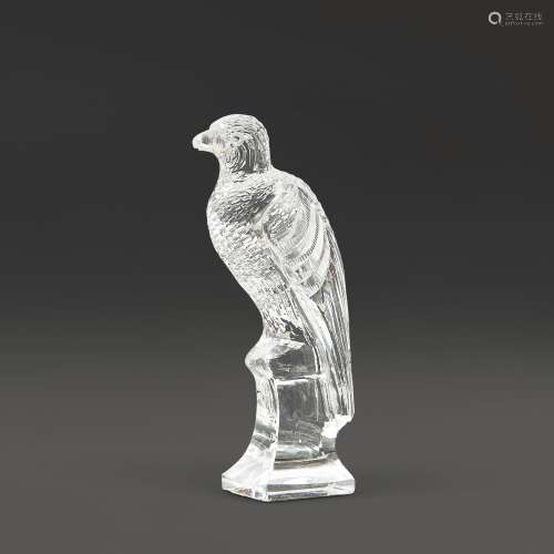 Steuben Cast and Cut Glass Eagle Sculpture, Corning, New Yor...