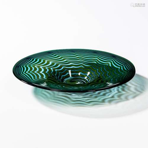 Murano Glass Center Bowl, unmarked, ht. 2 3/4 in. (7 cm), di...