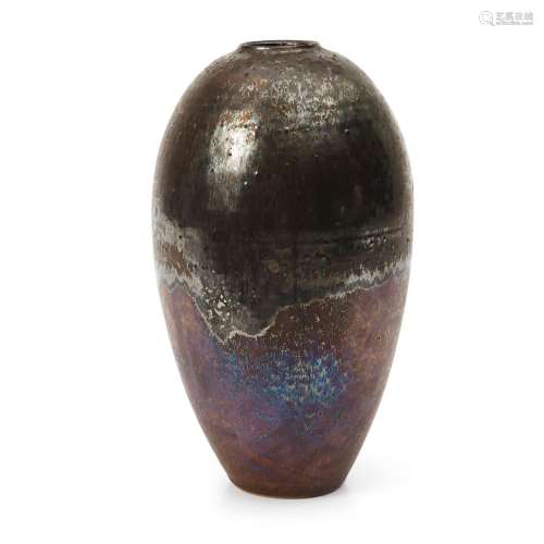 Contemporary Studio Pottery Vase in the Manner of Hideaki Mi...