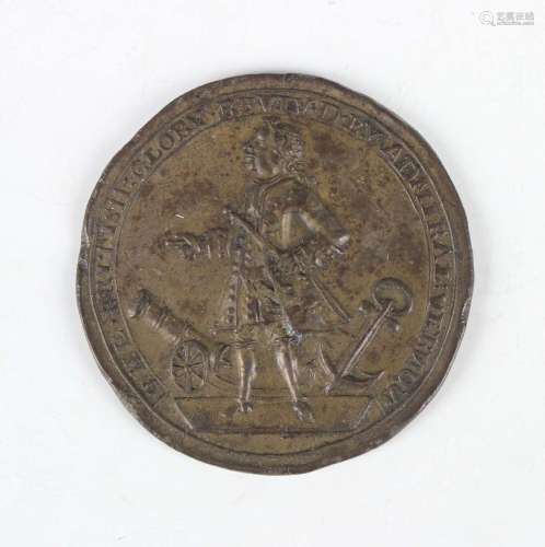 A copper alloy medallion commemorating the Capture of Porto ...