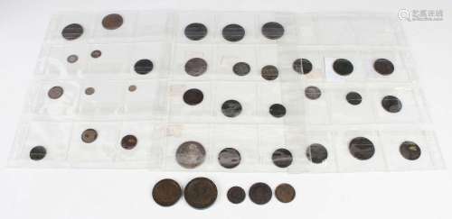 A collection of 18th and 19th century English coinage, inclu...