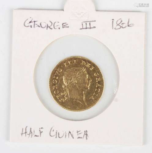 A George III half-guinea 1806.