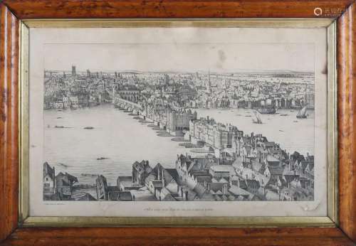 Robert Martin, after Wenceslaus Hollar - 'A View of London B...