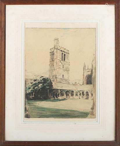 William Nicholson - New College, Oxford, lithograph, signed ...