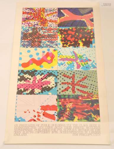 Tom Phillips - 'Ten Union Jacks', screenprint in colours on ...