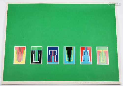 Robyn Denny - 'Six Miniatures', six screenprints in differen...