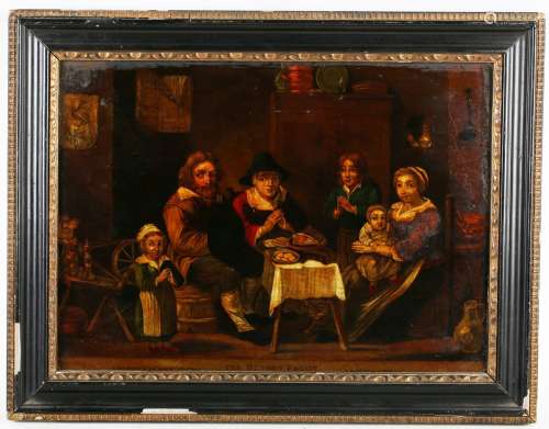 Robert Laurie, after David Teniers - 'The Devout Family', 18...