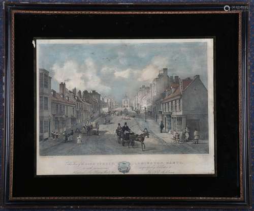 Louis Haghe, after Benjamin Ferrey - 'High Street Lymington ...