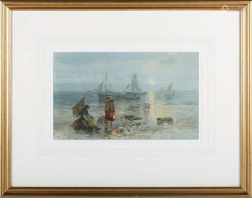 Alfred Joseph Warne Browne - 'Fisher-girls on a Cornish Beac...