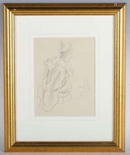 Steven Spurrier - 'Clown', 20th century pencil, artist's nam...