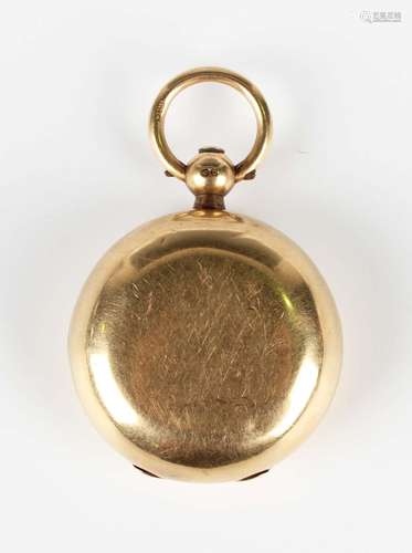 A late Victorian 18ct gold sovereign case, London 1895 by Go...