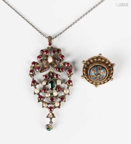 An Austro-Hungarian freshwater cultured pearl and paste set ...