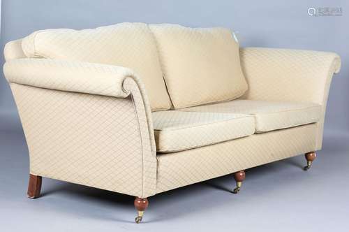 A modern three-seat sofa