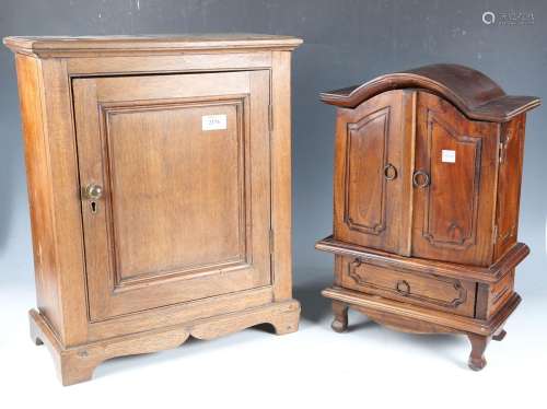 A 19th century mahogany table-top cabinet