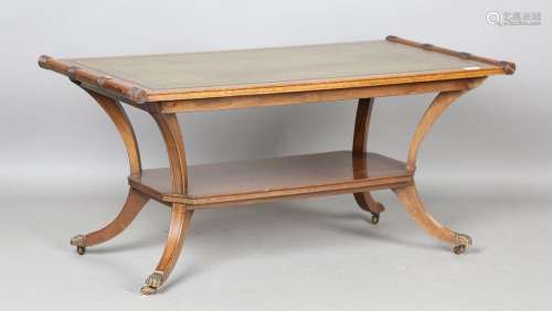 A modern Regency style mahogany occasional table