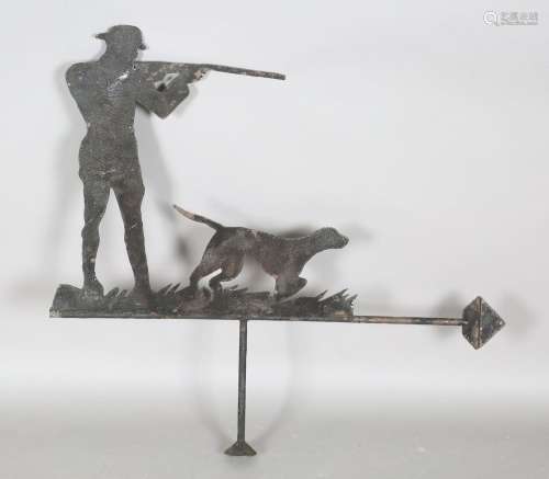 A 20th century sheet metal weather vane