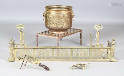 A group of mainly 19th century metalware