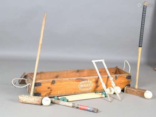 A Jaques part croquet set