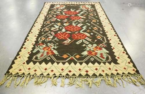 A Turkish Bessarabian style kelhim carpet