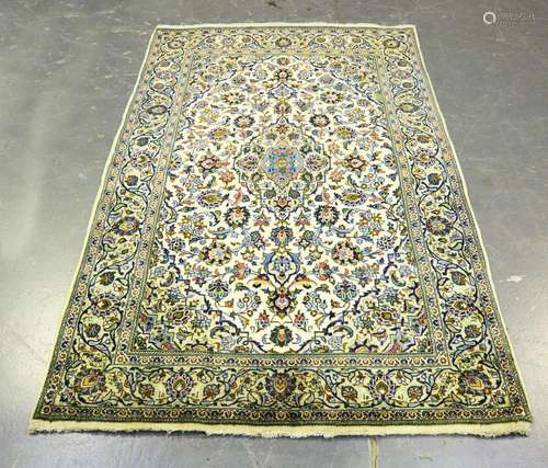 A Kashan rug