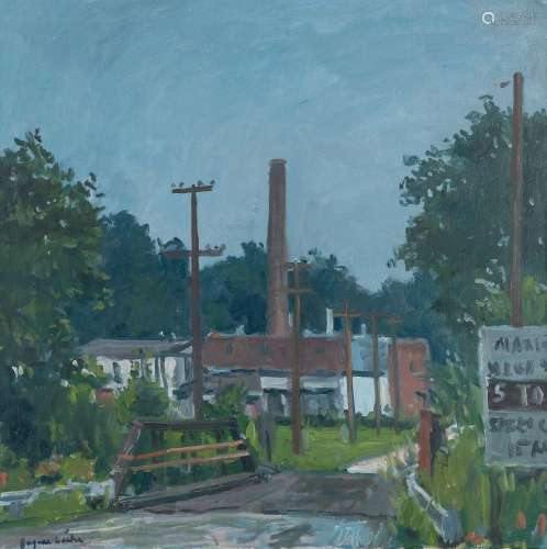 Eugene Leake American, 1911-2005 Hunter's Mill, Grey Day