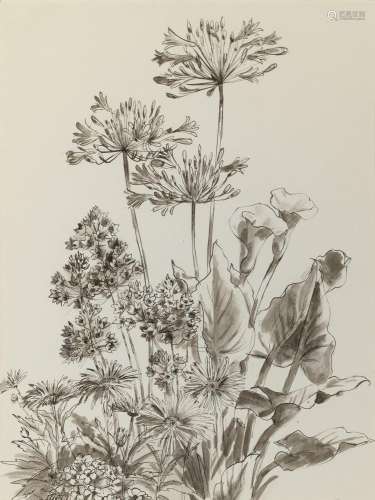 Van Day Truex American/French, 1904-1979 Garden Flowers