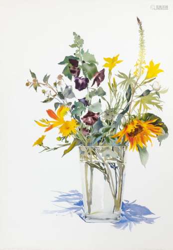 Susan Headley Van Campen American, b. 1951 First Sunflower, ...