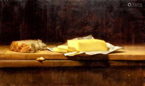 Jacob Collins American, b. 1964 Butter with Bread, 2007