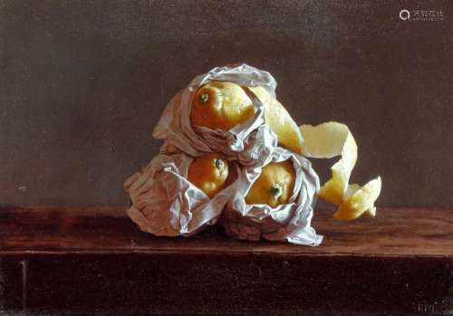 Richard Murdock American, b. 1953 Wrapped Lemons