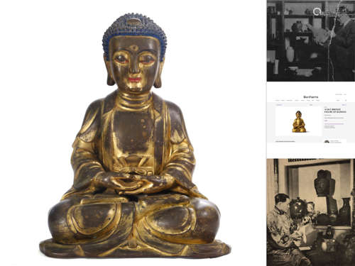 A Gilt Bronze Shakyamuni