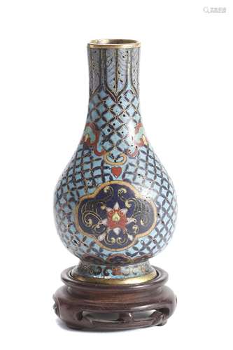 A Cloisonne Enamel Flower Vase