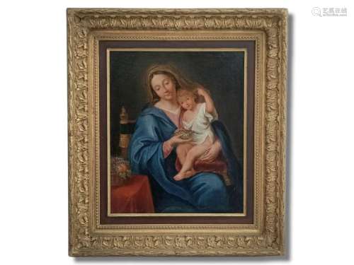 d'après Pierre I MIGNARD (1612-1695)<br />
La Vierge à la gr...