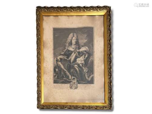 d'après Hyacinthe RIGAUD (1659-1743)<br />
Portrait de Louis...