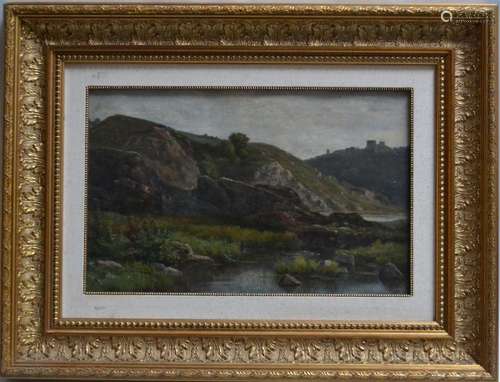 Louis NOIROT (1820-1902)<br />
Paysage<br />
Huile sur toile...