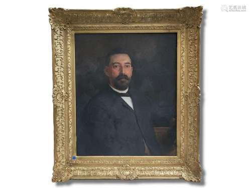 Juan Antonio GONZALEZ (1842-1914)<br />
Portrait d'homme, 18...