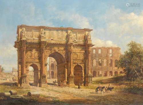 Jacob George Strutt (British, 1790-1864) The Arch of Constan...