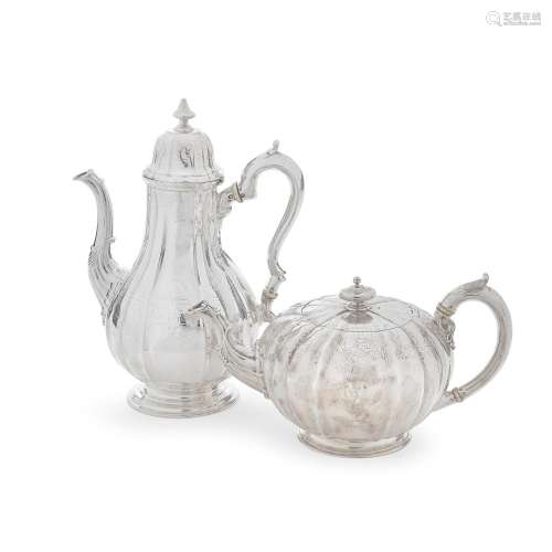 【Ф】A WILLIAM IV TEAPOT Wrangham & Moulson, London 1836  ...