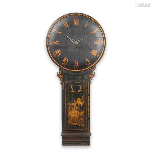 【TP】A LATE 18TH CENTURY CHINOISERIE DECORATED TAVERN CLOCK
