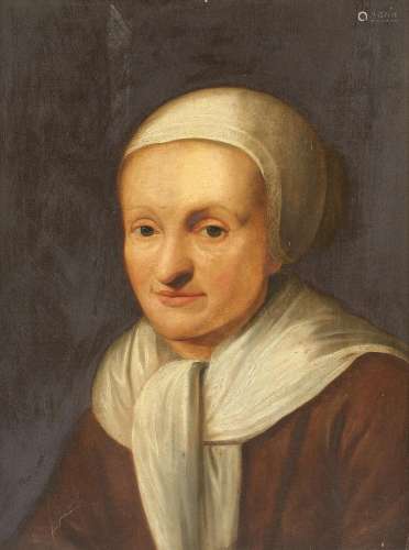 Dutch School, late 18th century A bust portrait of a woman w...