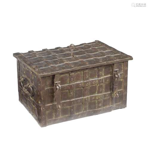【TP】AN IRON AND IRON BOUND STRONG BOX OR ARMADA CHEST German...