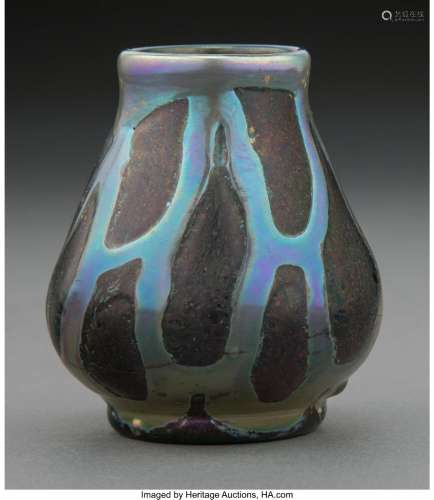 Tiffany Studios Favrile Glass Cypriote Cabinet Vase, 1916 Ma...