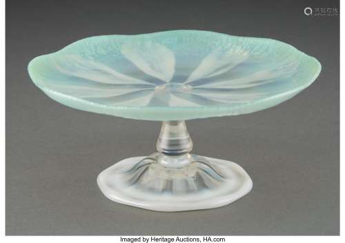 Tiffany Studios Pastel Favrile Glass Compote, circa 1920 Mar...