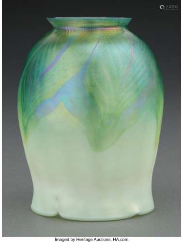 Tiffany Studios Decorated Favrile Glass Shade, circa 1910 Ma...